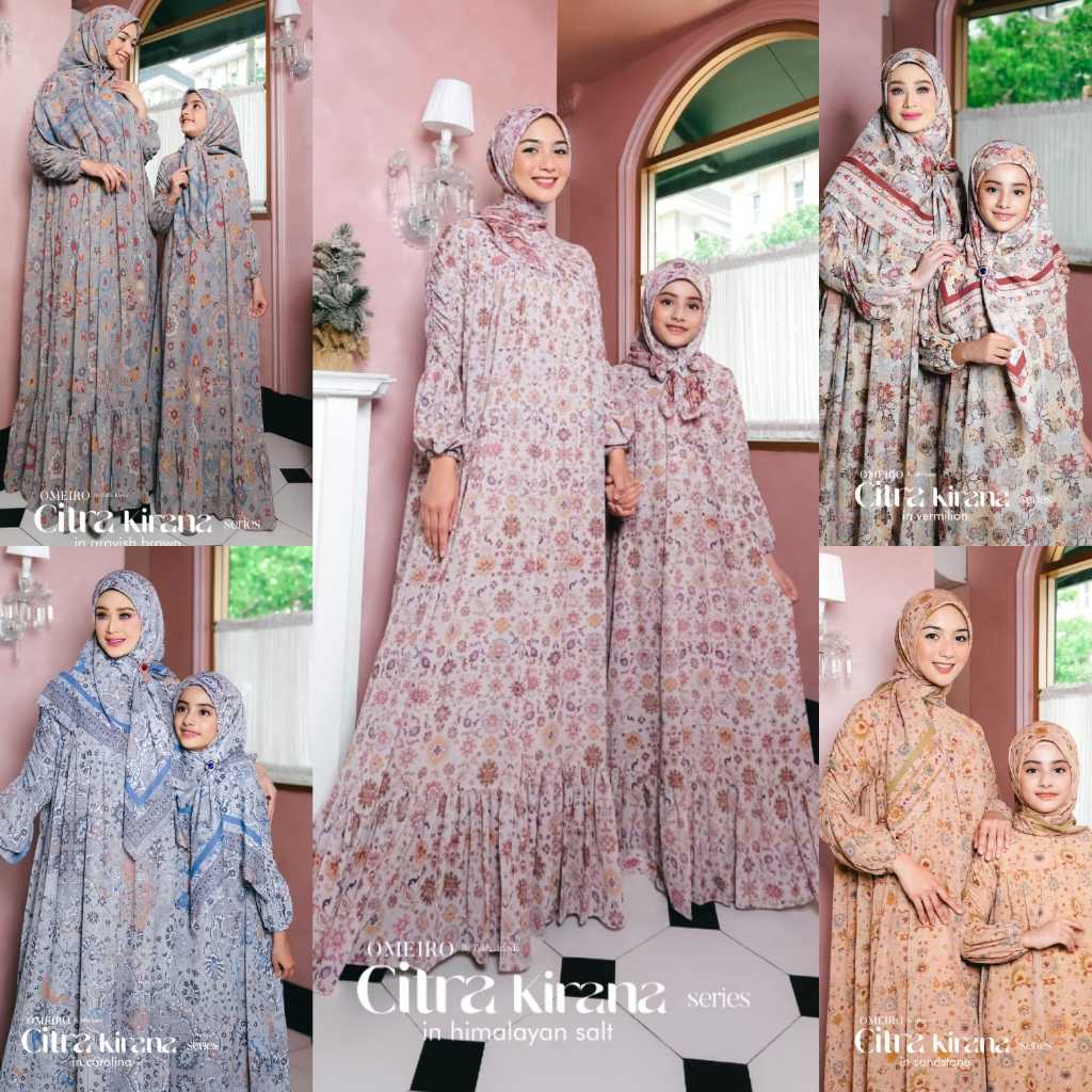 Citra Kirana gamis couple by Omeiro addict