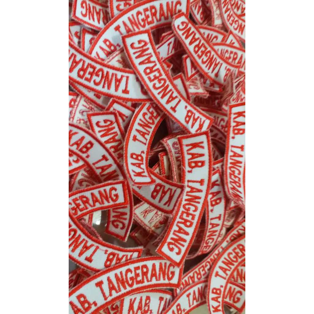 Bordir Nama / Bordir Lokasi / Emblem