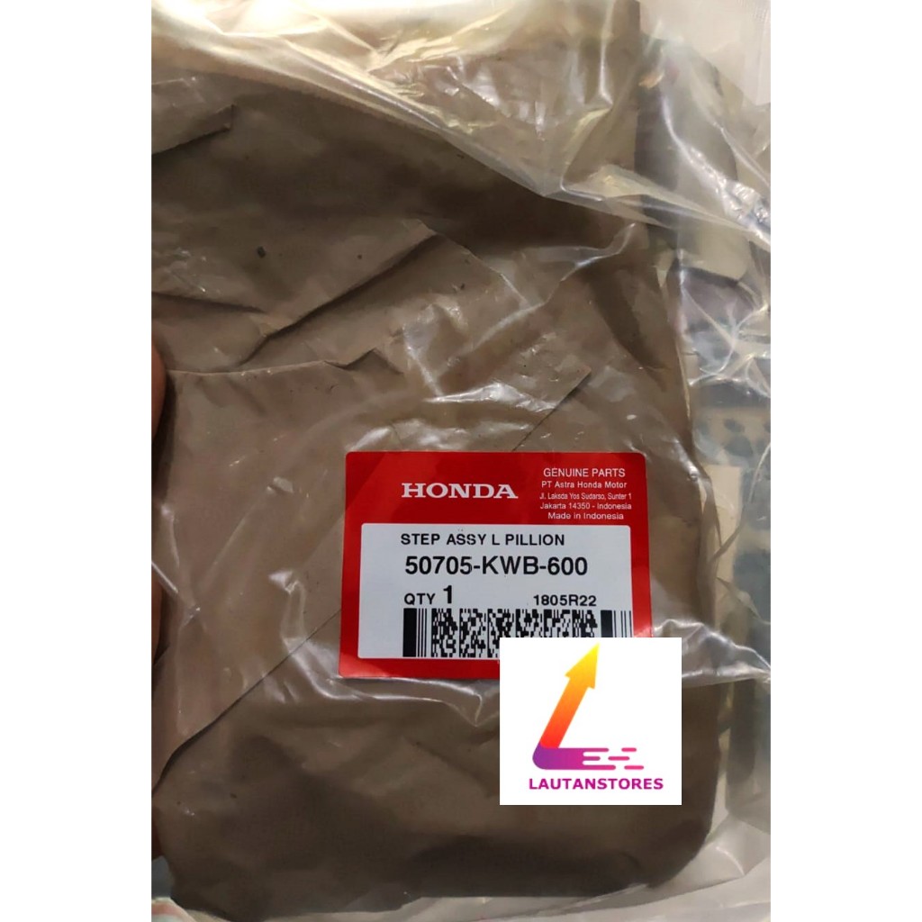 50705-KWB-600 Step Assy L Pillion Kiri- Honda Blade 110 KWB,Revo 110