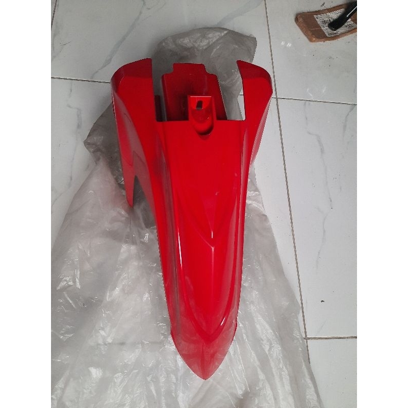 spakbor depan kawasaki edge slebor depan kawasaki edge merah original