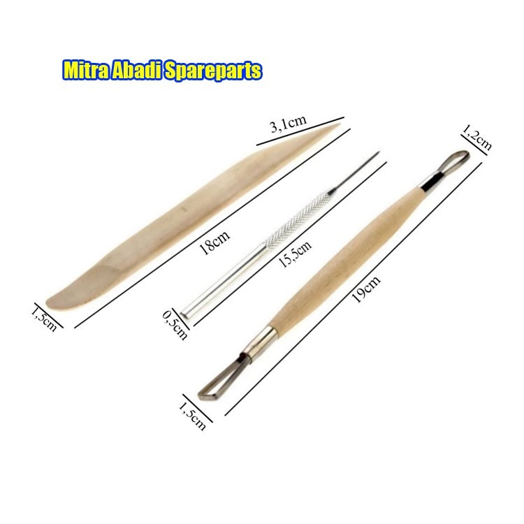 

Alat Ukir pahat Tembikar / Pottery Tool kit ( 1 SET ISI 8 PCS )