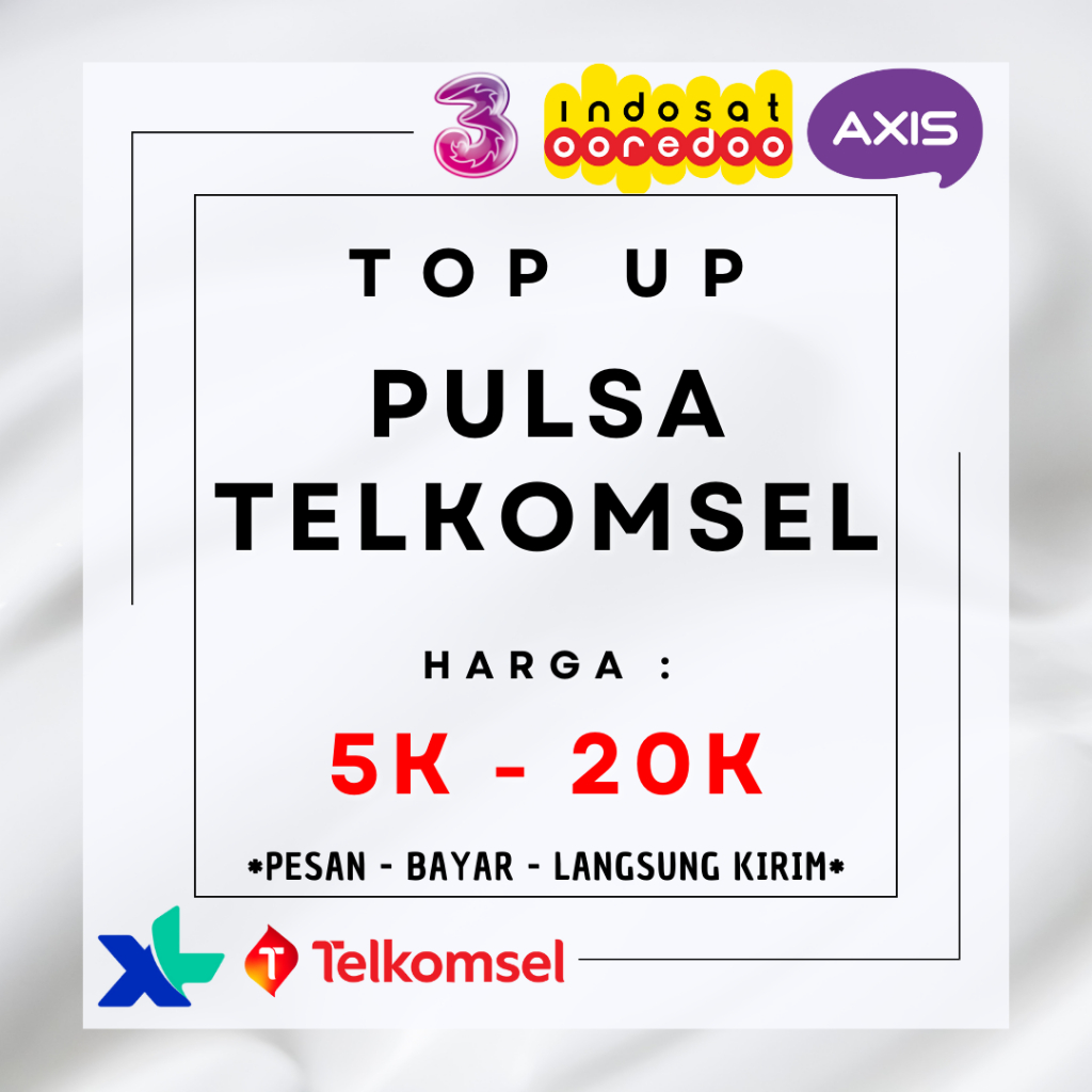 PULSA REGULER TELKOMSEL PULSA TRANSFER TELKOMSEL AS SIMPATI LOOP 1K Sampai 50K Termurah
