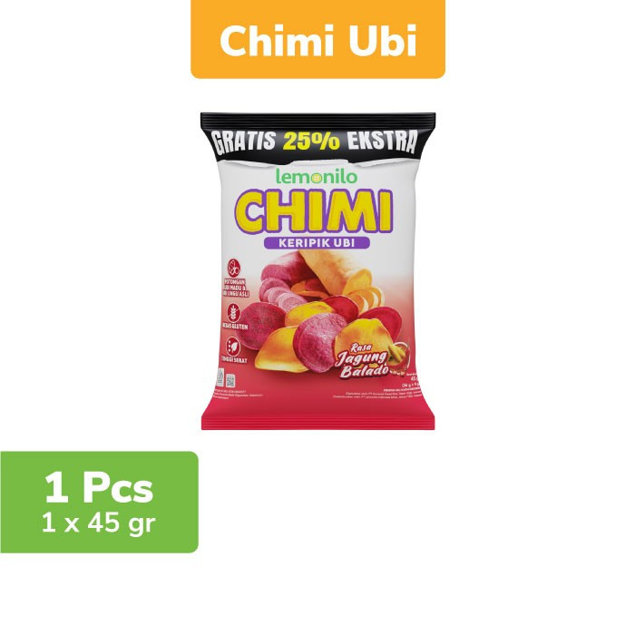 

Lemonilo Chimi Keripik Ubi Jagung Balado 45g