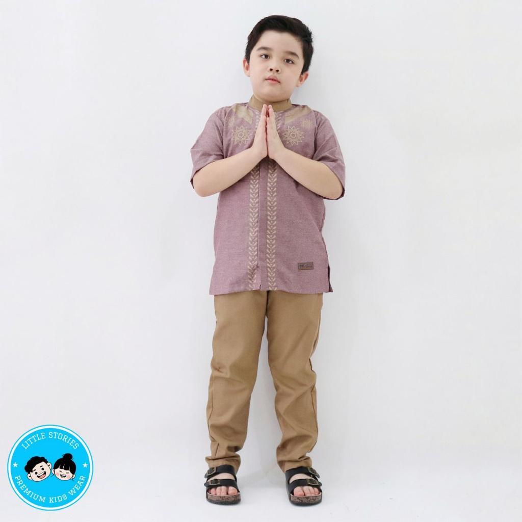 [ALTAIR KIDS] Setelan Anak Laki Laki Premium // Setelan Linen Anak Laki Laki // Setelan Koko Kurta K