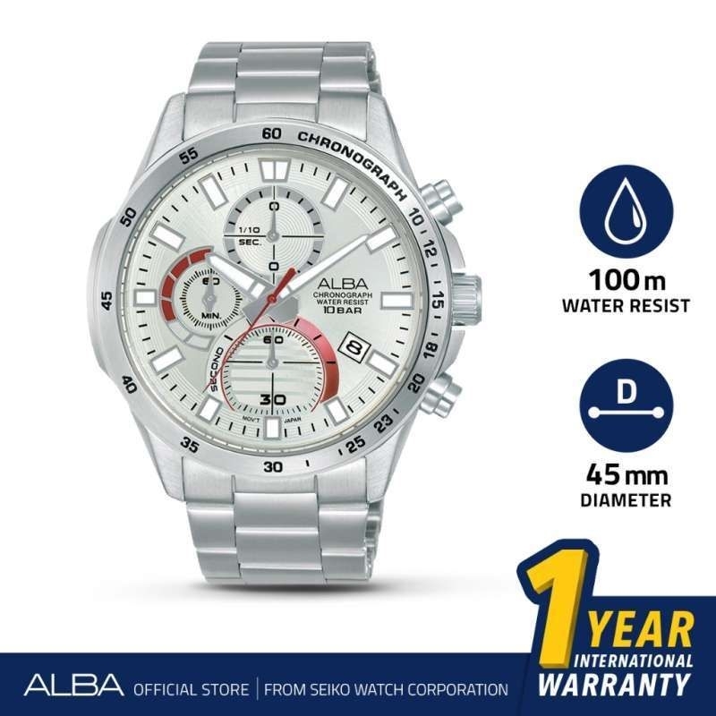Jam Tangan Pria Analog Active Chrono Alba AM3973 Original