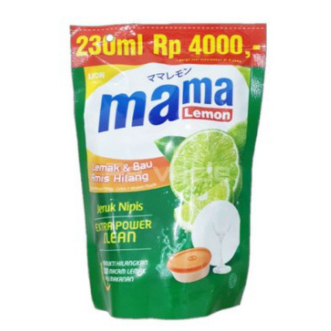 (1 dus)Sabun cuci piring Mama Lemon Rp 4000(230Ml) 1 Dus (24 Bks)