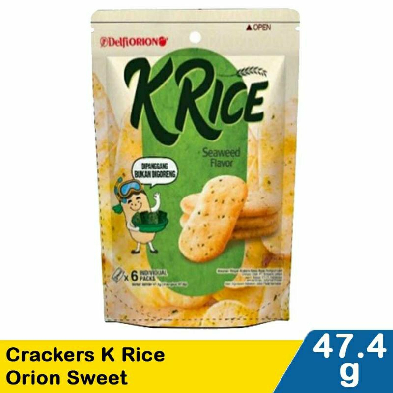 

Crackers K Rice Orion Seaweed 47.4 gr