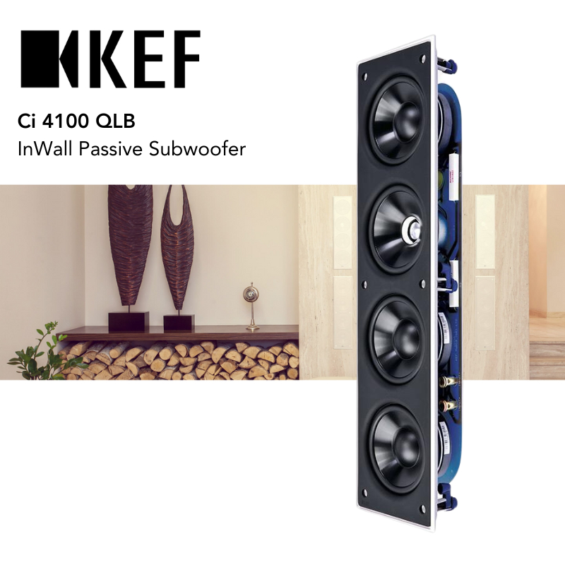 KEF Ci4100 QLB Inwall passive subwoofer (harga satuan)