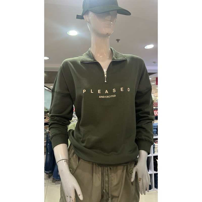 Sweater Wanita LOGO JEANS TERBARU , Sweater Hoodie Original store LOGO JEANS