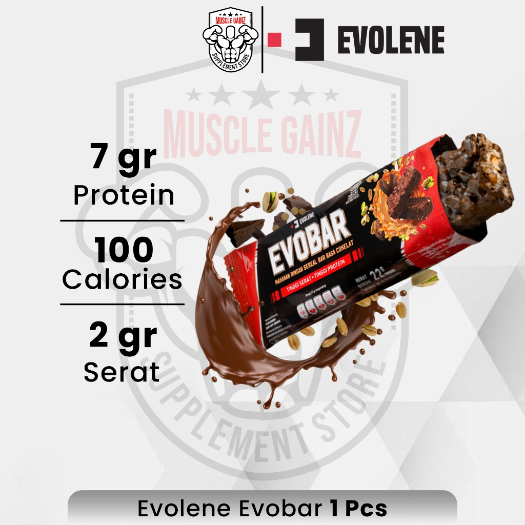 

Evolene Evobar Protein Bar 1 Pcs
