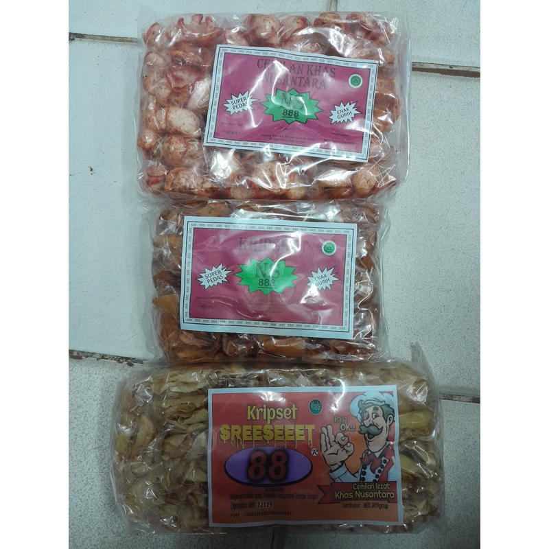 

Kerupuk jablai pedas / kripseet 500