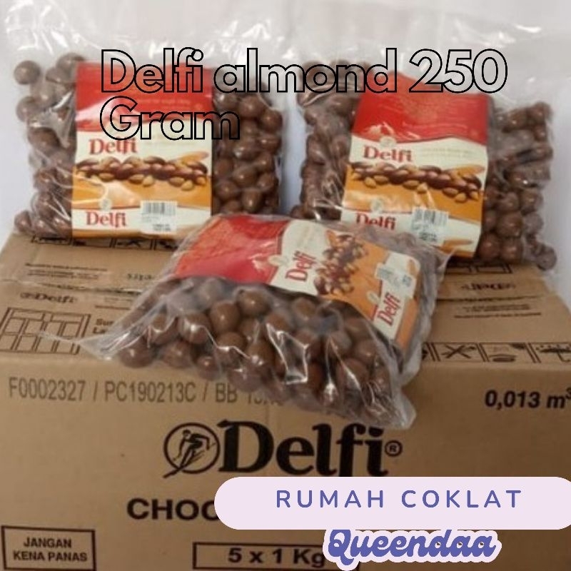 

Coklat Delfi Almond dan Mede Mete Cokelat Kiloan Pabrikan 1Kg 500gram - Almond, 250 gram