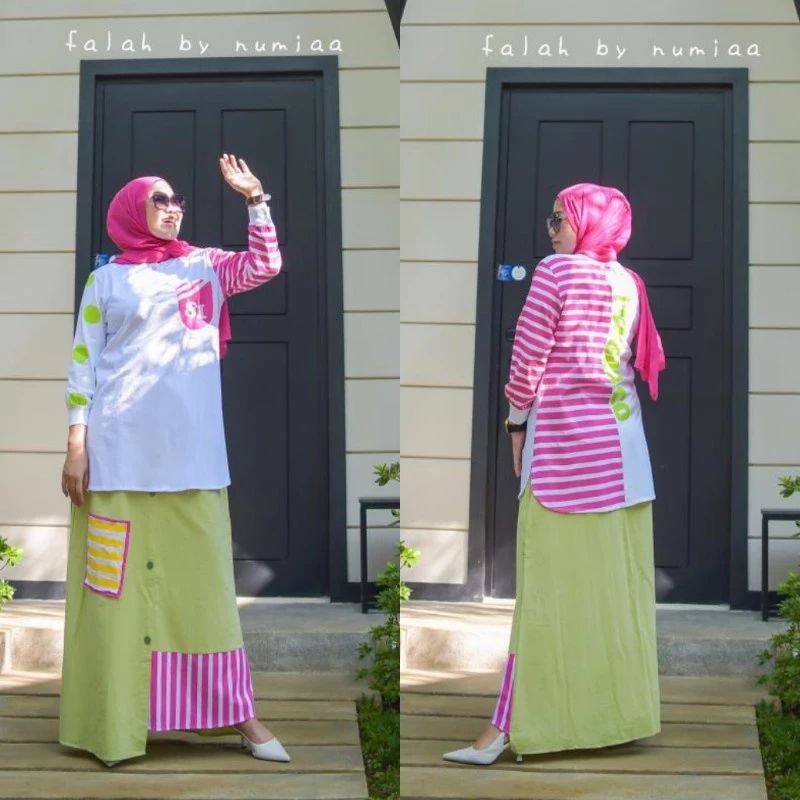 baju wanita  terbaru Rosabel Set NUMIAA ORI READY pakaian  wanita new