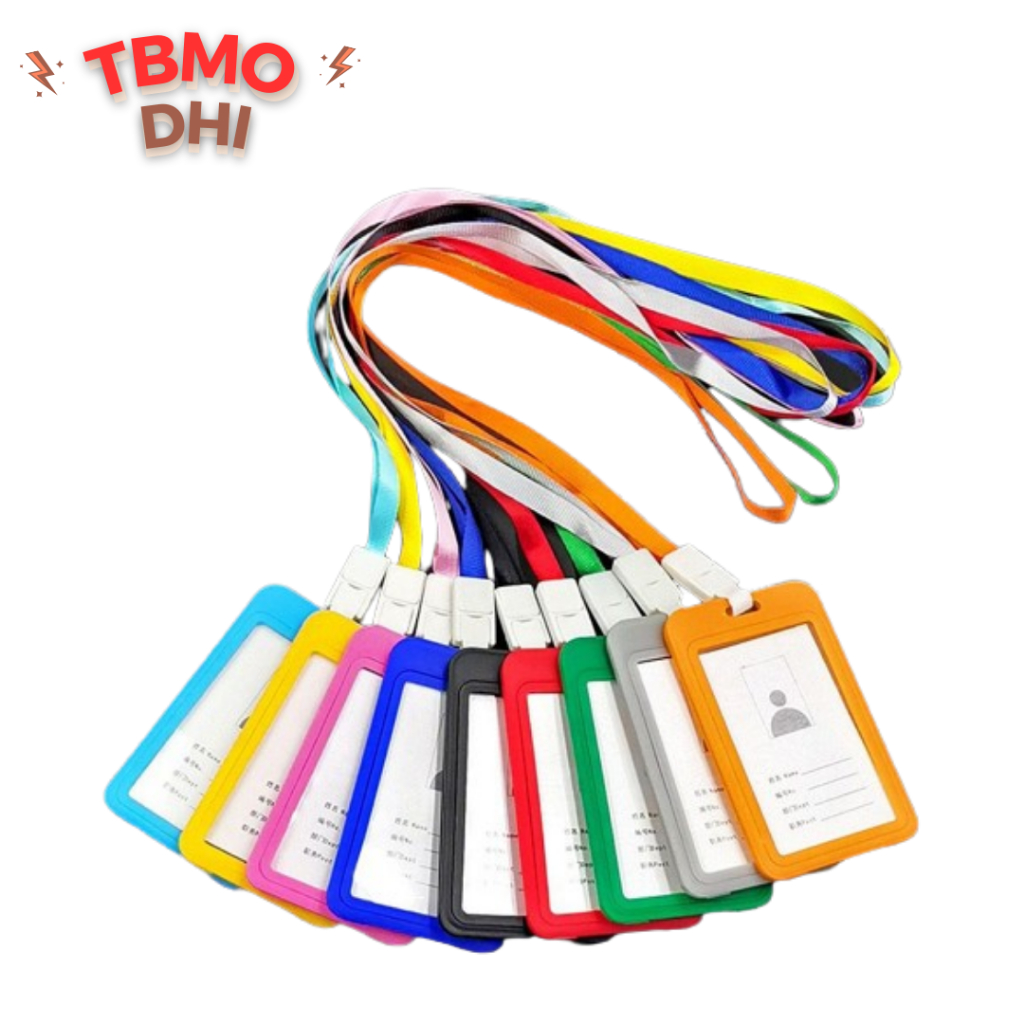 

TBMO ID CARD+TALI PLASTIK OCI 2 SISI NT-24 54X85MM / Name Tag / ID Card
