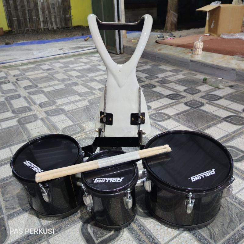 Trio Tom - Three Tom + Harnes Fiber