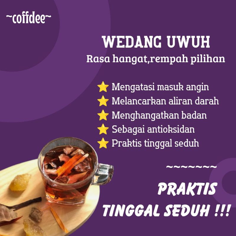 

Wedang Uwuh Angkringan Siap Seduh