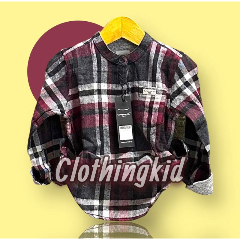 BEST SELLER COD KURTA ANAK LAKI-LAKI 5 TAHUN-13 TAHUN FLANEL/PLANEL KOTAK-KOTAK LENGAN PANJANG PREMI