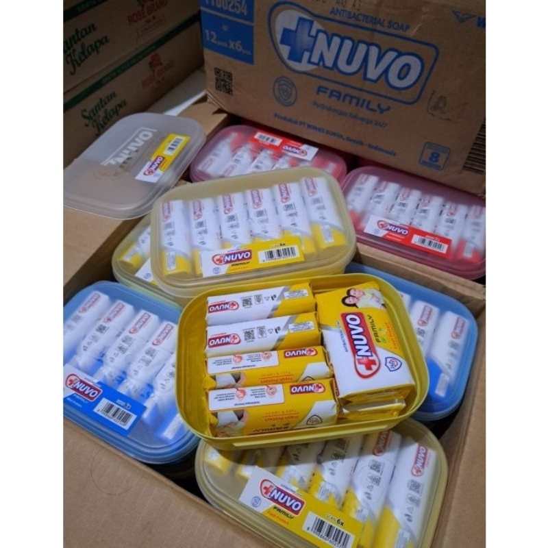 Sabun Nuvo Free Tepak Karton