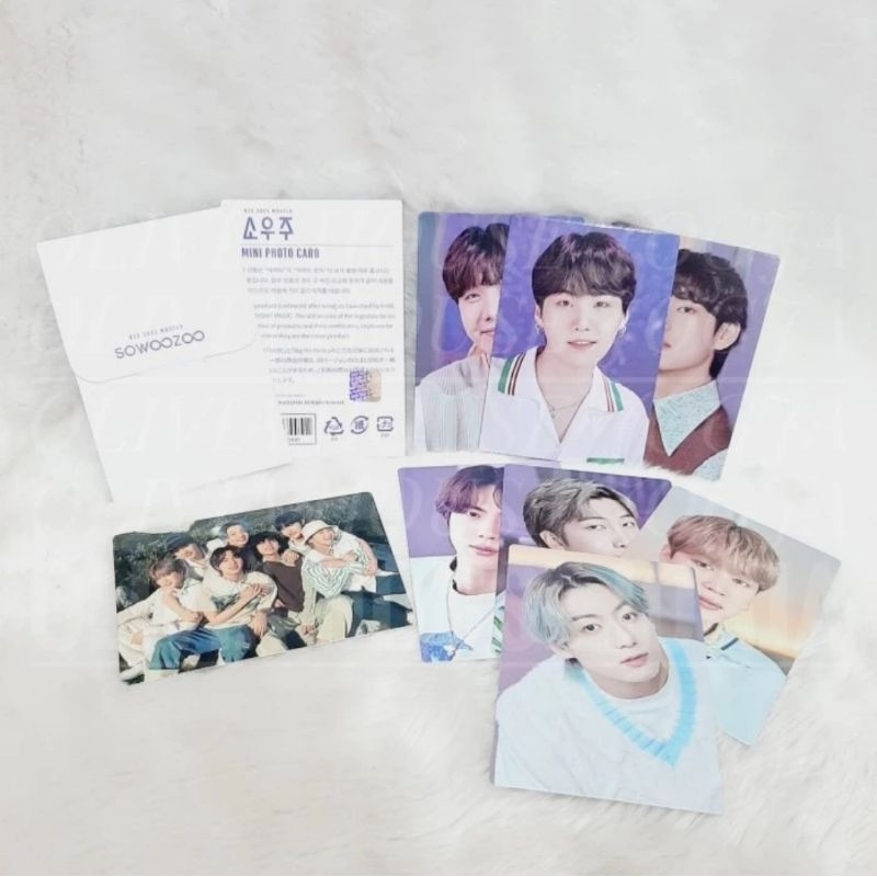 Photocard BTS Sowoozoo Hologram Putih B Mini Photocard BTS 2021 Muster Sowoozoo Hologram B Putih