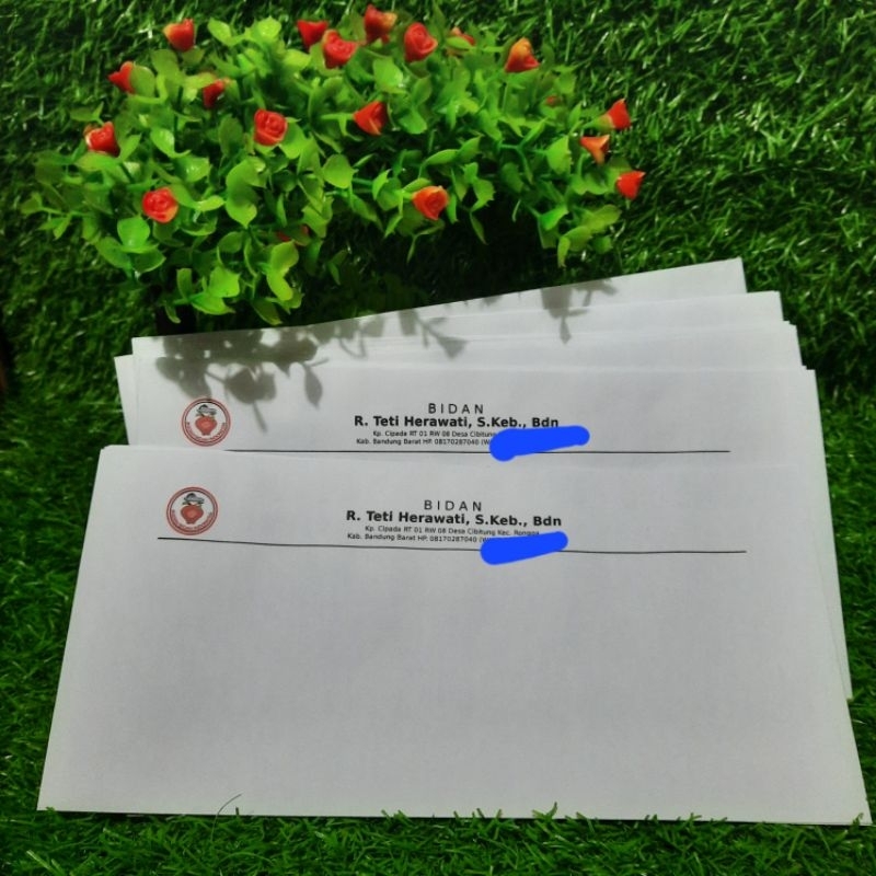 

Cetak Amplop + Kop Nama No. 90