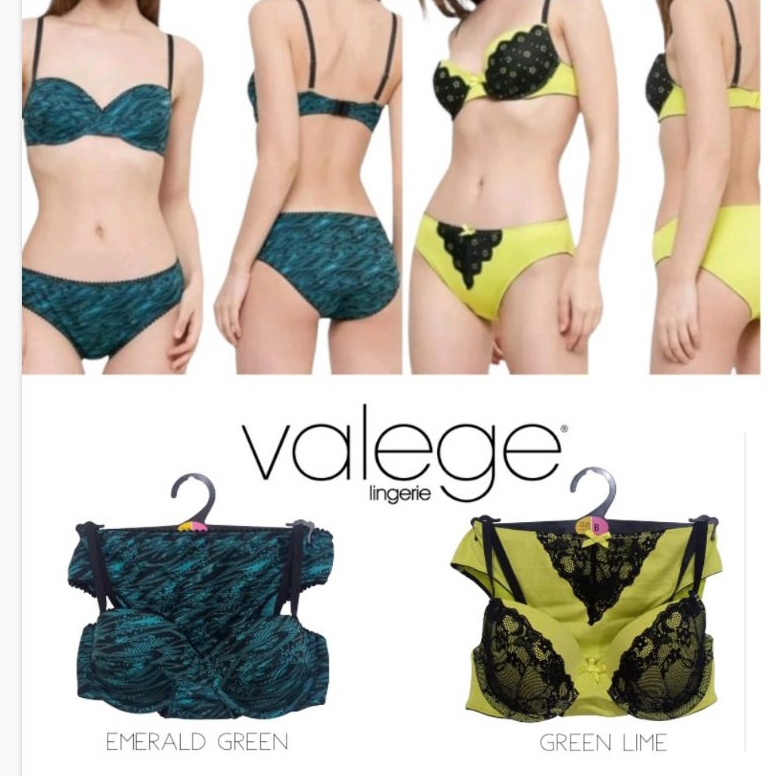 HEMAT PROMO Bra Set Valege Lingerie