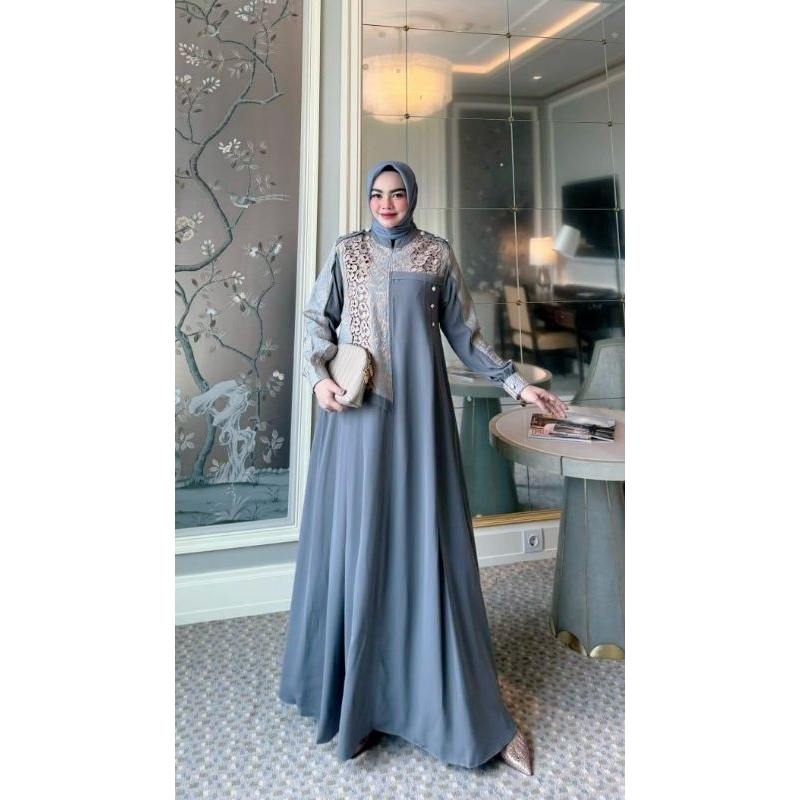 FAWZIA DRESS BY NINOS ORIGINAL