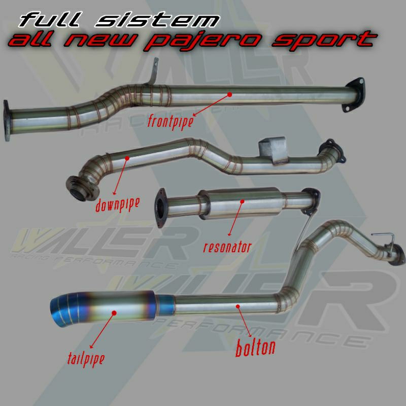 KNALPOT MOBIL PAJERO KNALPOT MOBIL FULL SYSTEM PAJERO ALL NEW