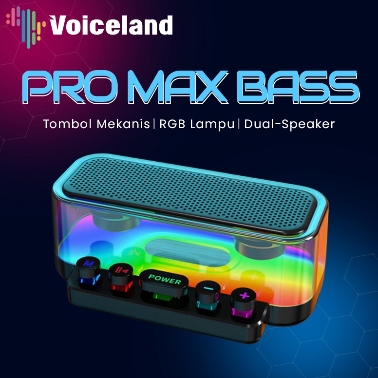 ART O98E PRO MAX BASSSpeaker Bluetooth Soundbar Super Bass JBL Original 2 Speaker Wireless RGB Tombo