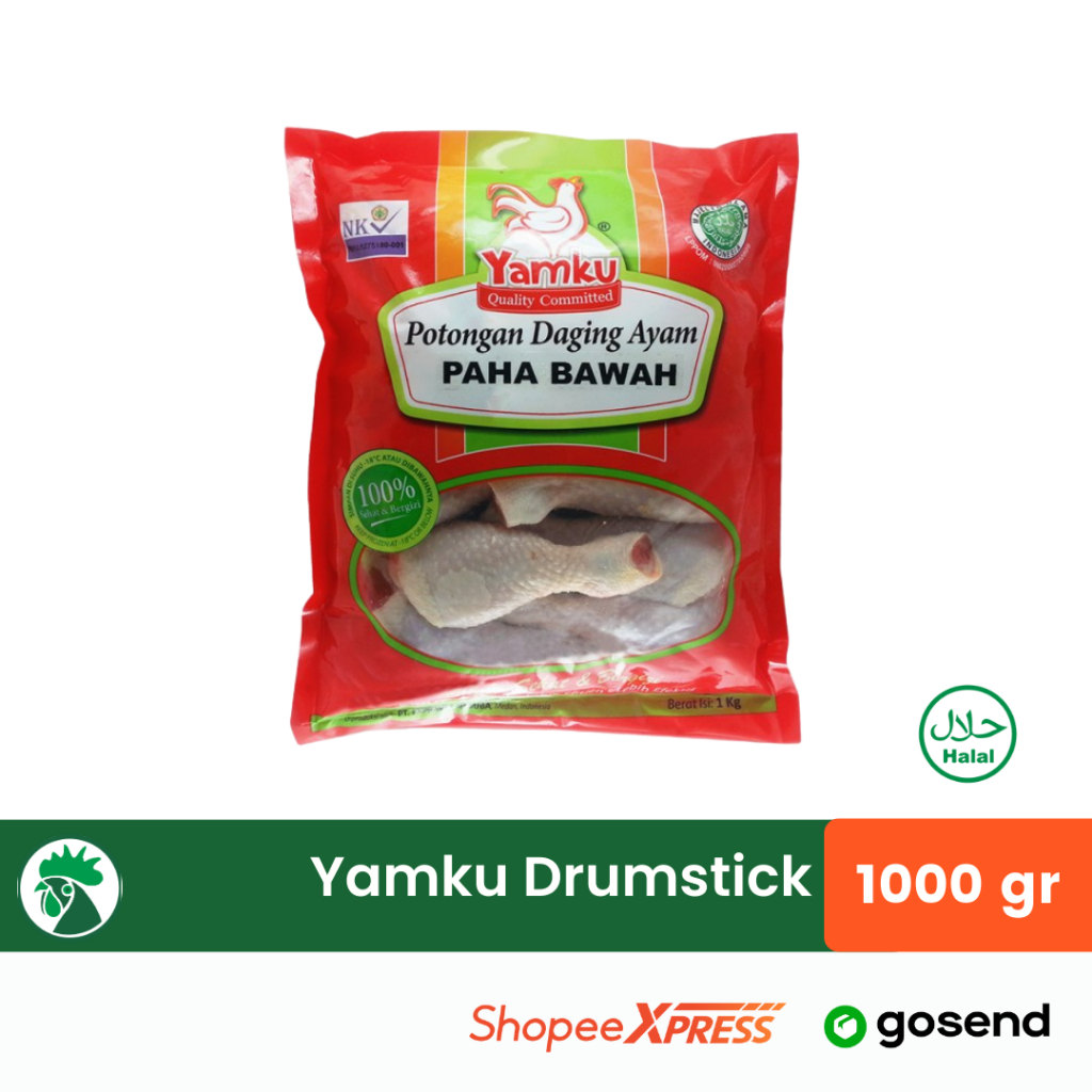 

Yamku | Daging Ayam Paha Bawah Drumstick 1Kg