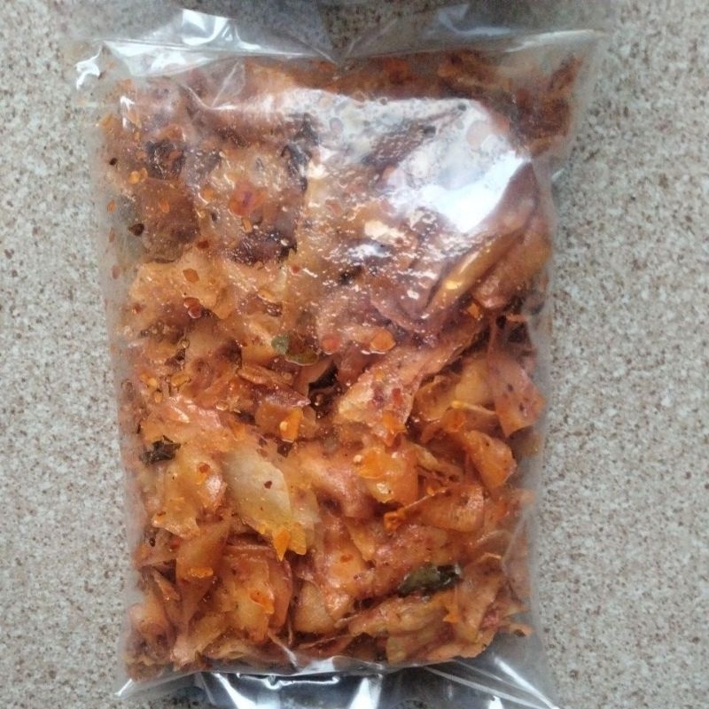

KERIPIK KRIWIL | KERIPIK SINGKONG PEDAS 250gram