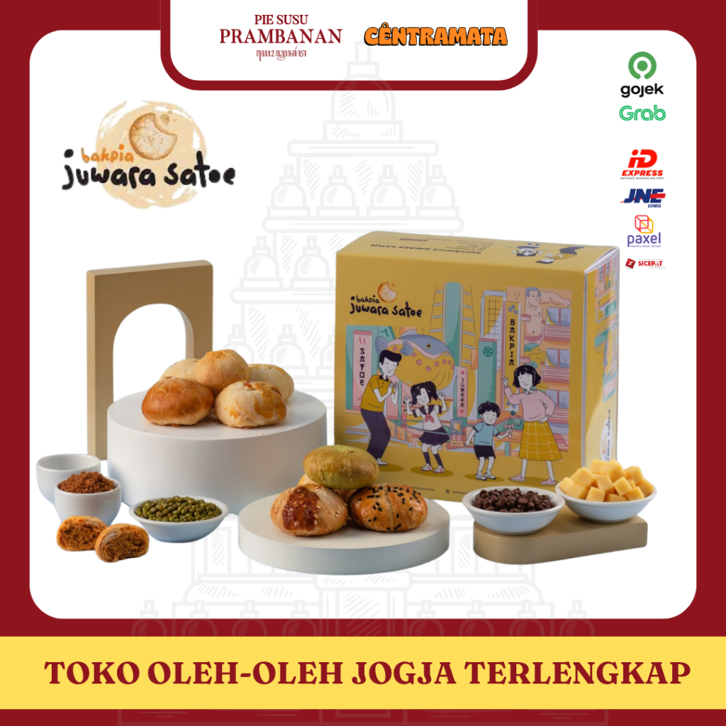 

Bakpia Juwara Satoe Isi 20pcs - Happy Package | Oleh-Oleh khas Jogja