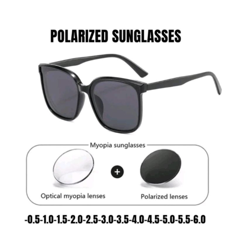 KACAMATA HITAM MINUS ANTI BLUERAY SUNGLASSES MINUS