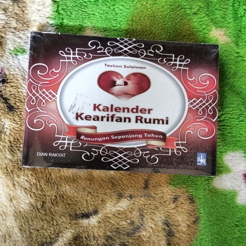 ORIGINAL BUKU MOTIVASI KALENDER KEARIFAN RUMI RENUNGAN SEPANJANG TAHUN