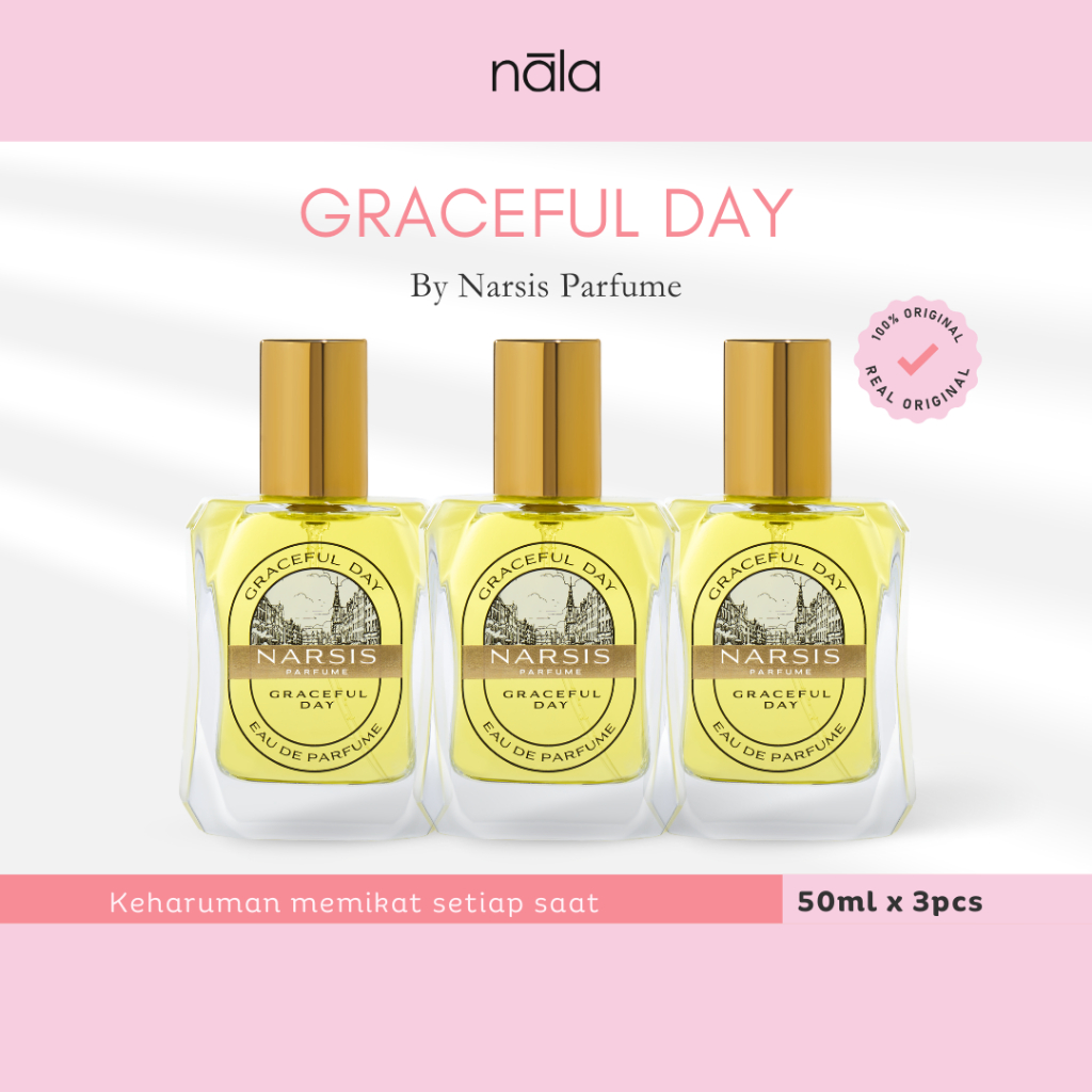 Narsis Graceful Day Eau de Perfume - 3 PCS