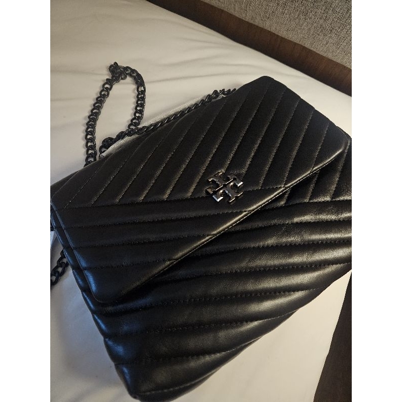 Tas Wanita Bahu dan Selempang Tory Burch TB hitam Kulit Asli Free tas random