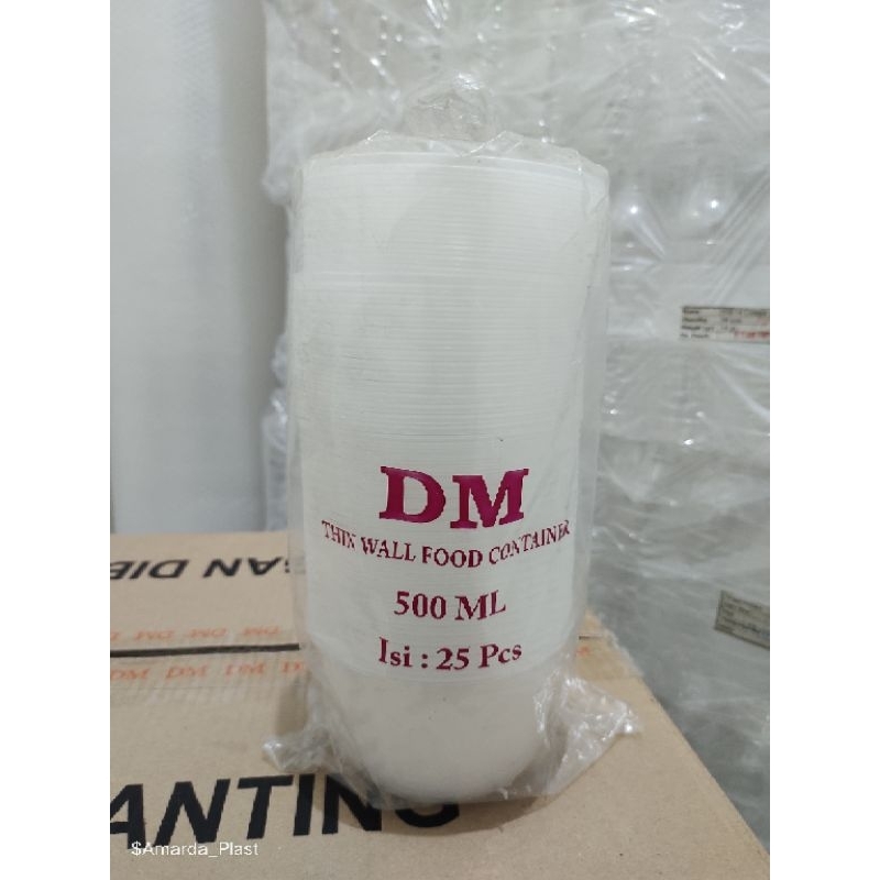 THINWALL 500ML (RB) MANGKOK BULAT / THINWALL MURAH / 1 PACK ISI 25 PCS