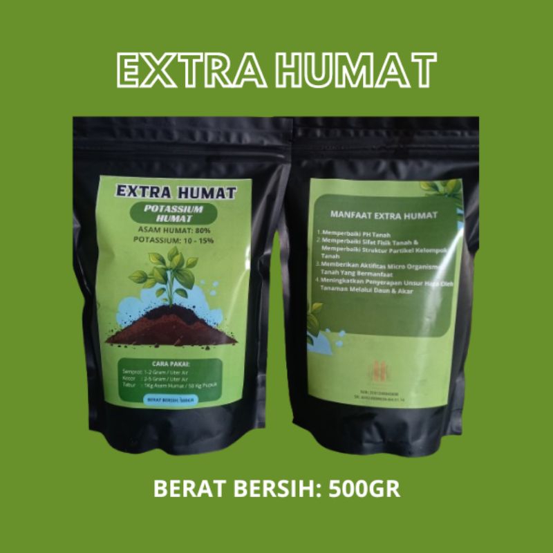 ASAM HUMAT, POTASSIUM HUMAT, EXTRA HUMAT 500GR