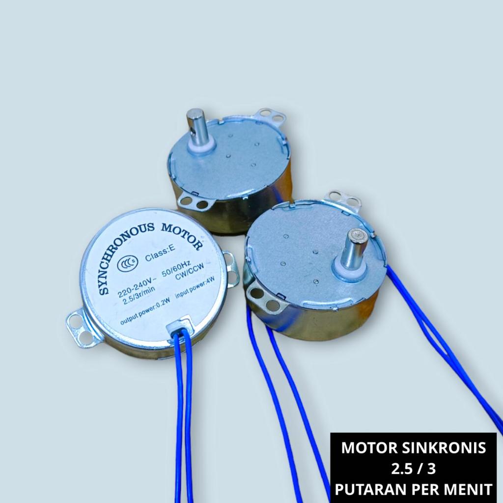 Motor Sinkronus / Synchronous Swing Kipas Angin 2.5/3 RPM