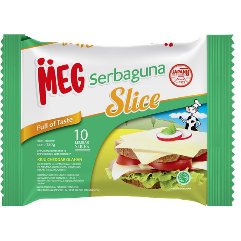 

MEG Keju Serbaguna Slice 10s