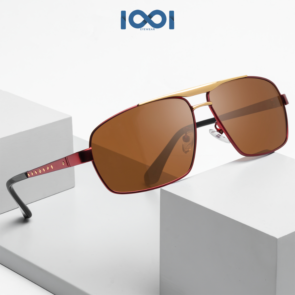 IOOI Eyewear -  Kacamata Hitam Sunglasses Polarized Metal Anti UV Pria 2687