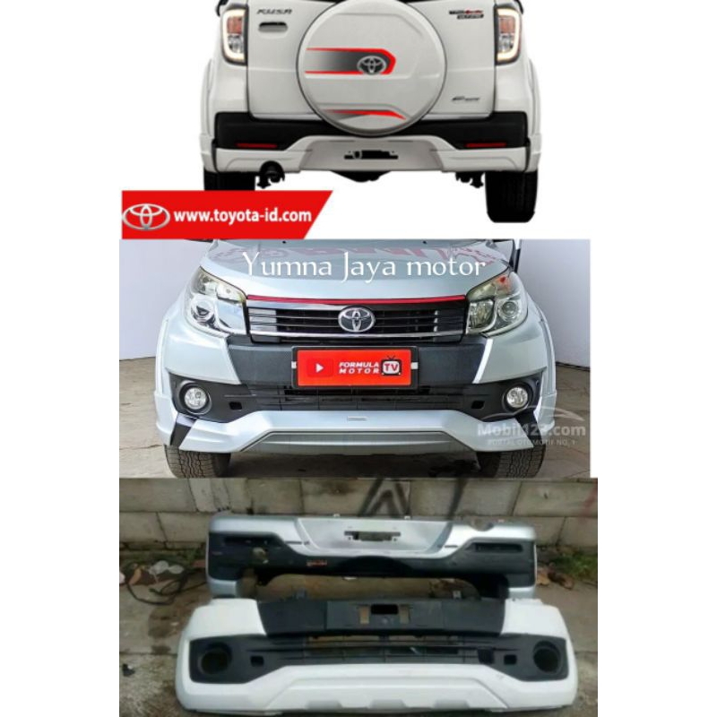 bemper depan belakang Toyota rush tahun 2016