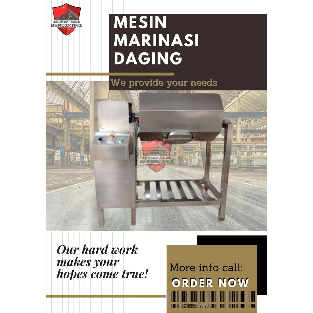 Mesin Marinasi Ayam - Marinasi Daging 10kg/Proses