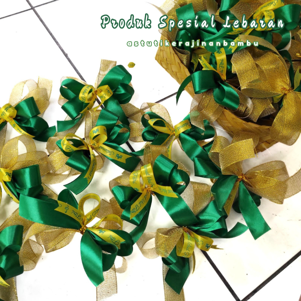 

PITA JADI HAMPERS LEBARAN IDUL FITRI PITA LEBARAN SIAP PAKAI PITA IDUL FITRI 2024 / PITA HAMPERS LEBARAN Pita jadi | Pita satin Ready