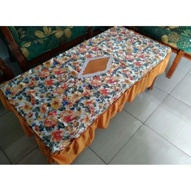 Taplak Meja Ruang Tamu/Taplak Meja Rumbai/Tapak Meja