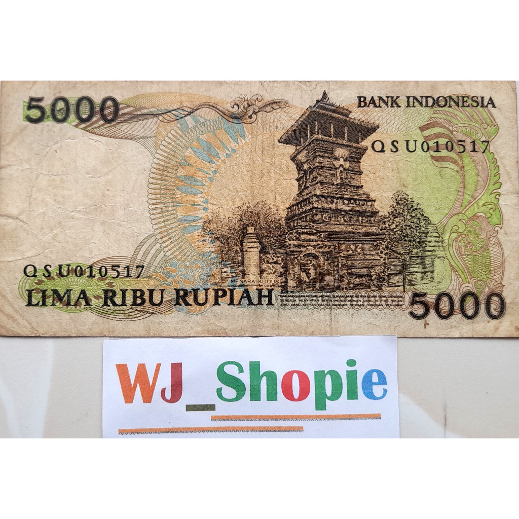 Uang Kuno 5000 rupiah 1986