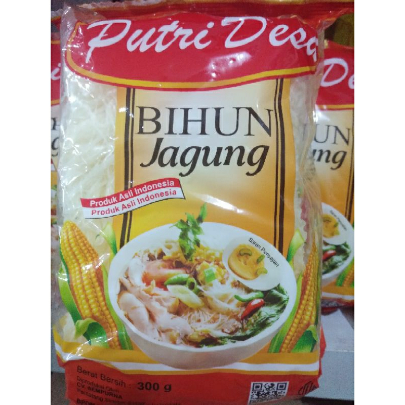 

Bihun jagung merk putri desa 300g