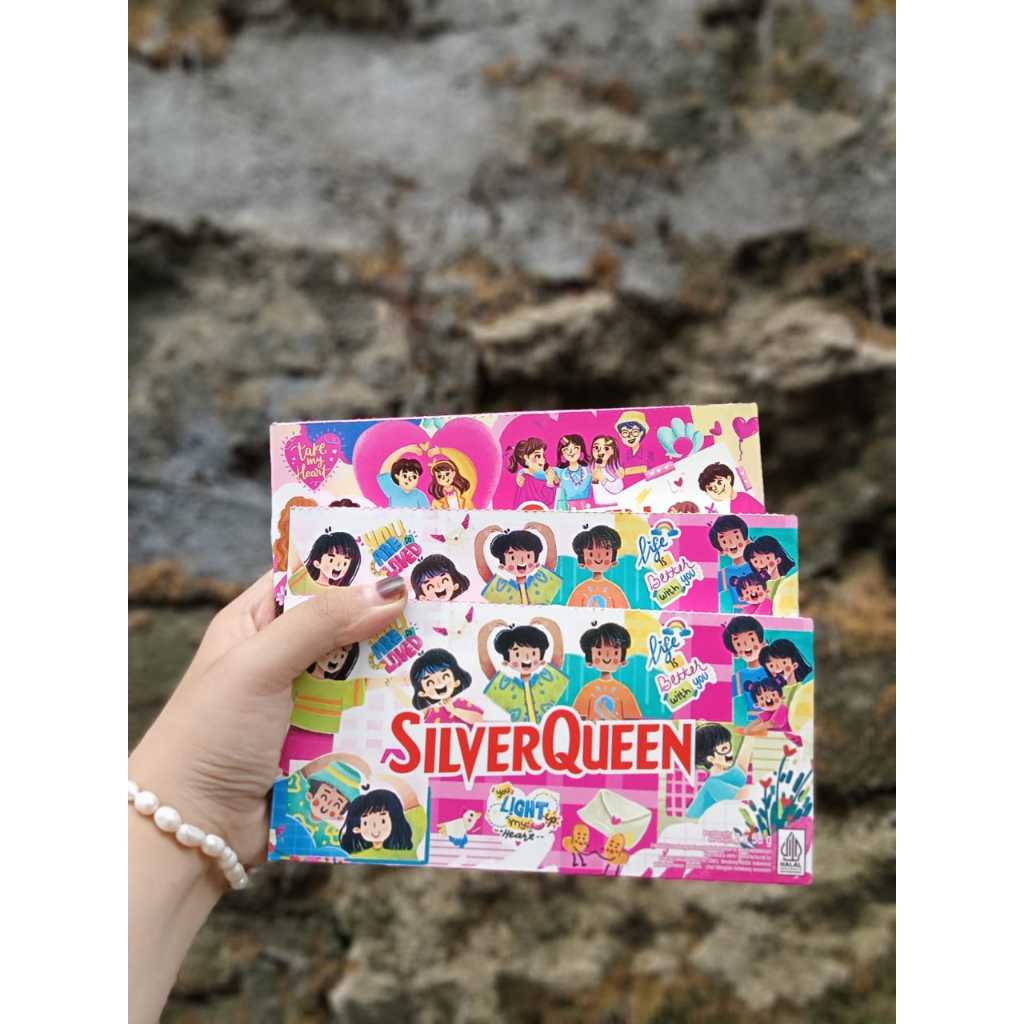 

Silverqueen packaging spesial edition 1pcs+ 1pcs - ONLY CASHEW