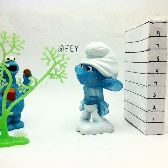 The Smurfs - Clumsy Smurf - Happy Meal Mc Donald 2013