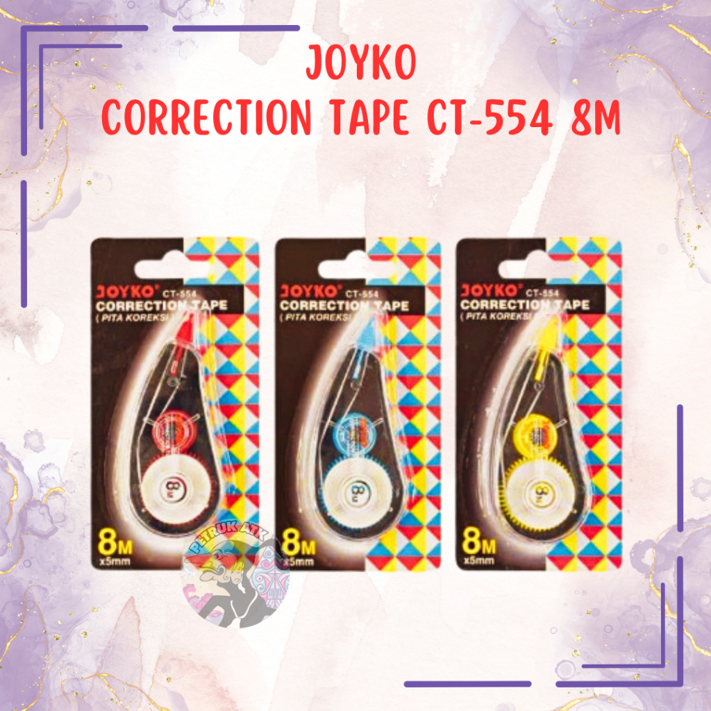 

[PCS] CORRECTION TAPE / TIPE X / PITA KOREKSI JOYKO CT-554 8 METER*
