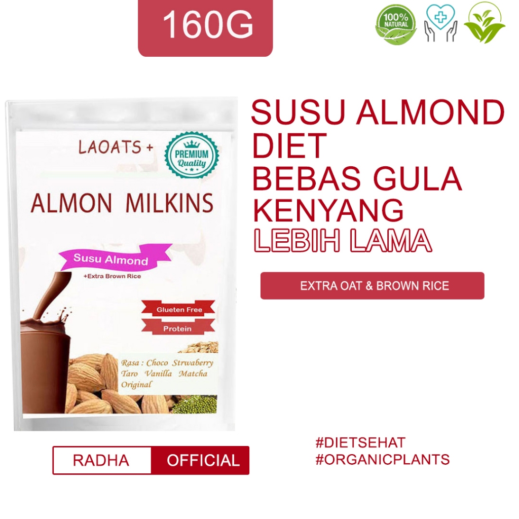 

Susu Almond Bubuk Penurun Berat Badan Bubuk Milk Diet Low Fat Oat Milk susu Rendah Lemak Untuk Diet Non Sugar Laoats